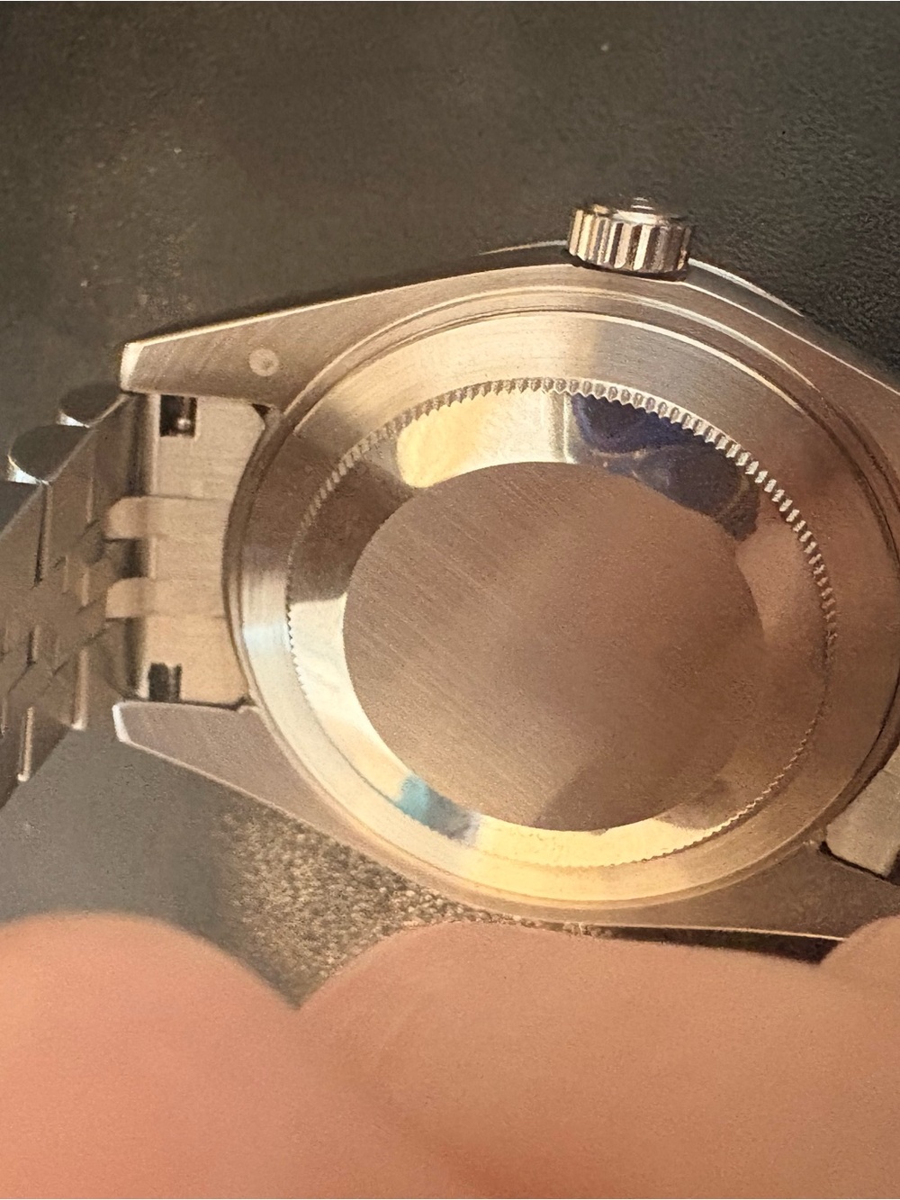 Men's Stainless Steel Watch - slate dial 41 MM - Picture 5 of 5
